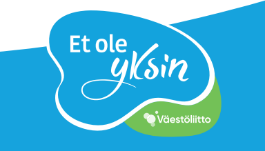 Logo Et ole yksin, V&auml;est&ouml;liitto