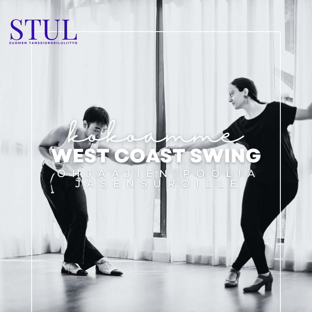 West Coast Swing mukaan seurojen tarjontaan - ilmoittaudu ohjaajaksi