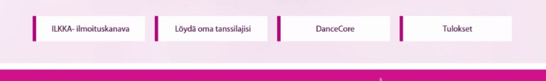 Kuva liiton etusivun valikosta, josta pääsee Ilkka-ilmoituskanavalle