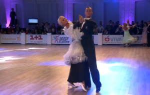 Gleb Bannikov - Ada Varstala, 2021 WDSF European Ten Dance Championship, Kiova (UKR)